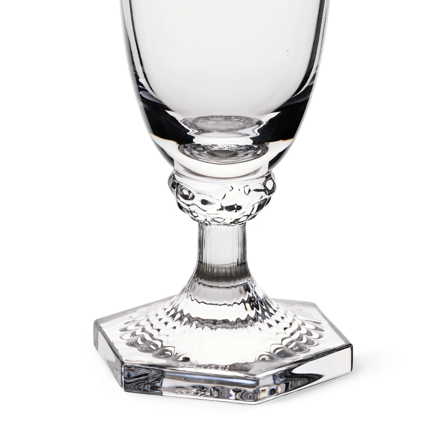 Kgl. Porcelæn Aurora champagneglas 19,5 cl 2 stk mundblæst