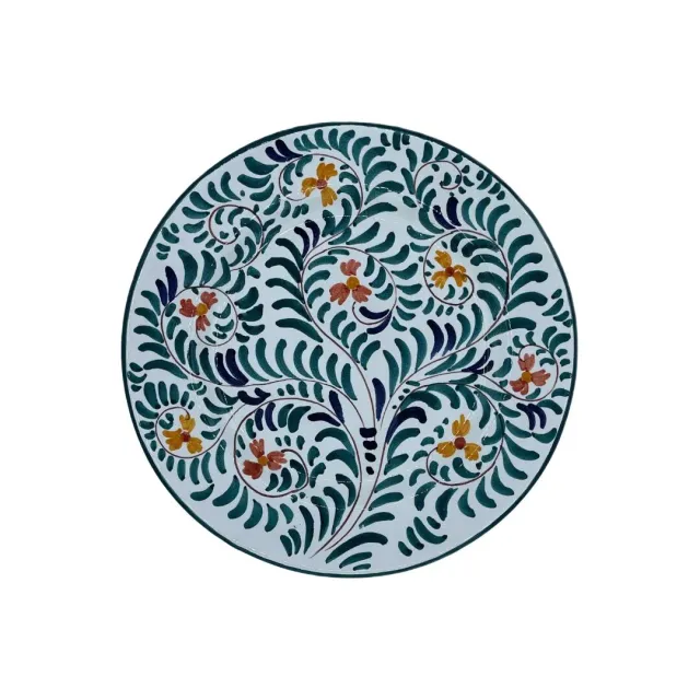 Les Ottomans desserttallerken keramik blomstret