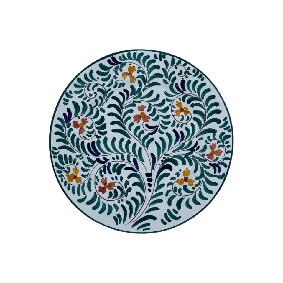 Les Ottomans desserttallerken keramik blomstret