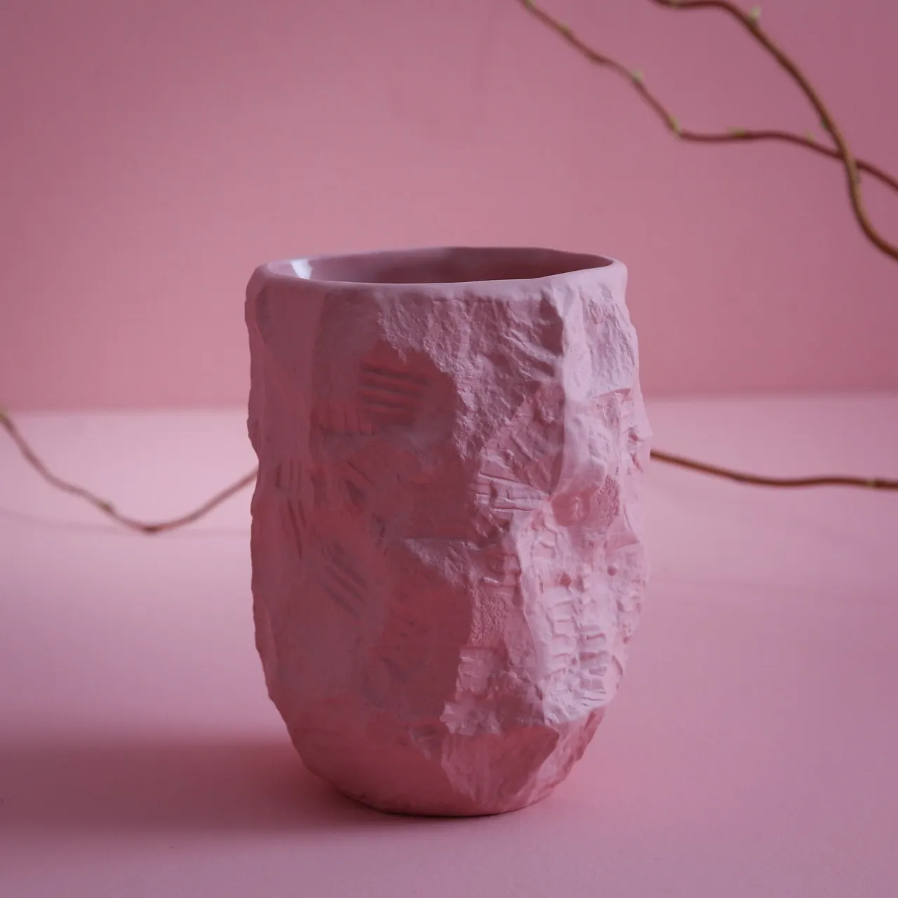 1882 Ltd Crockery Pink vase høj stentøj