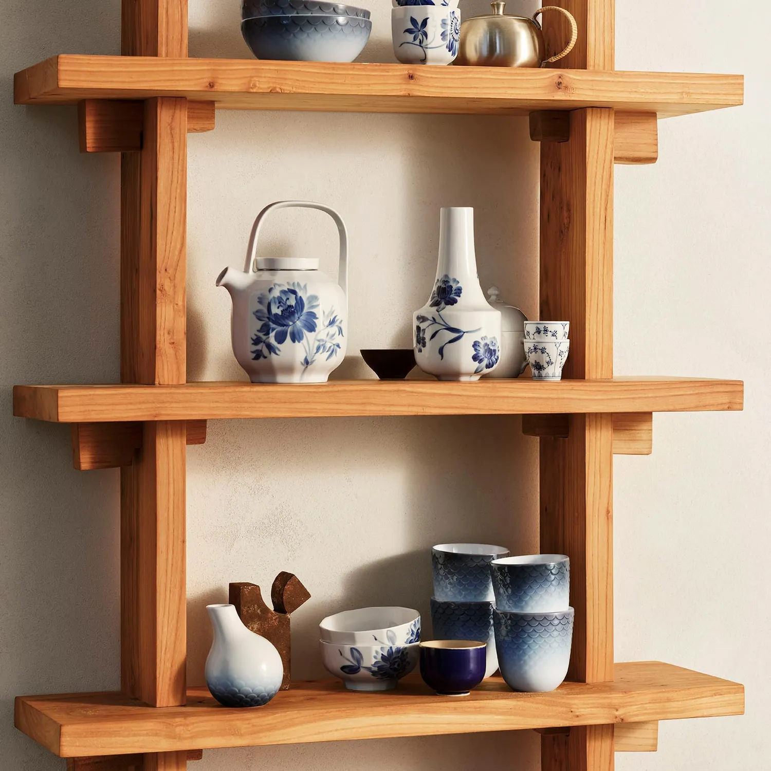 Royal Copenhagen HAV skål 50 cl blå porcelæn