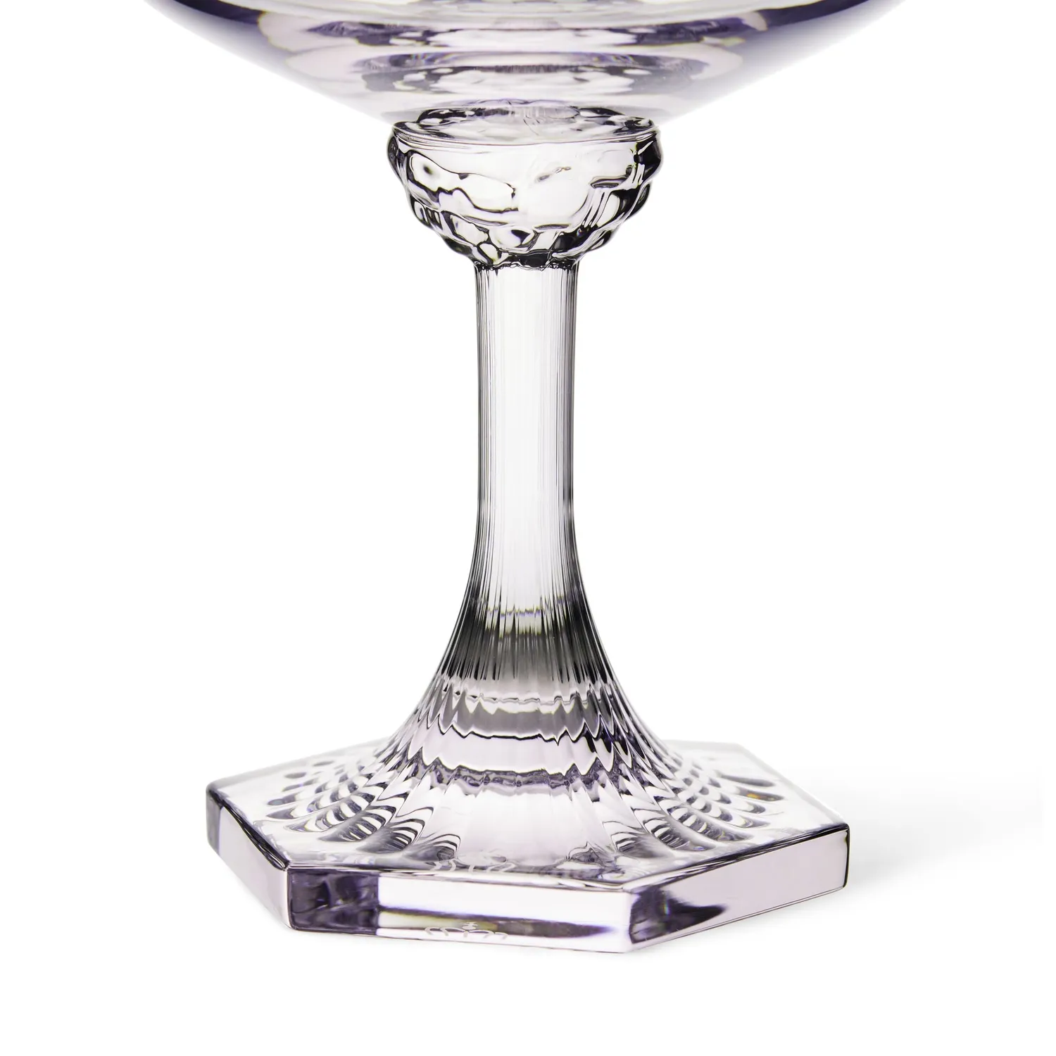 Kgl. Porcelæn Aurora coupe champagneglas 25 cl 2 stk krystal