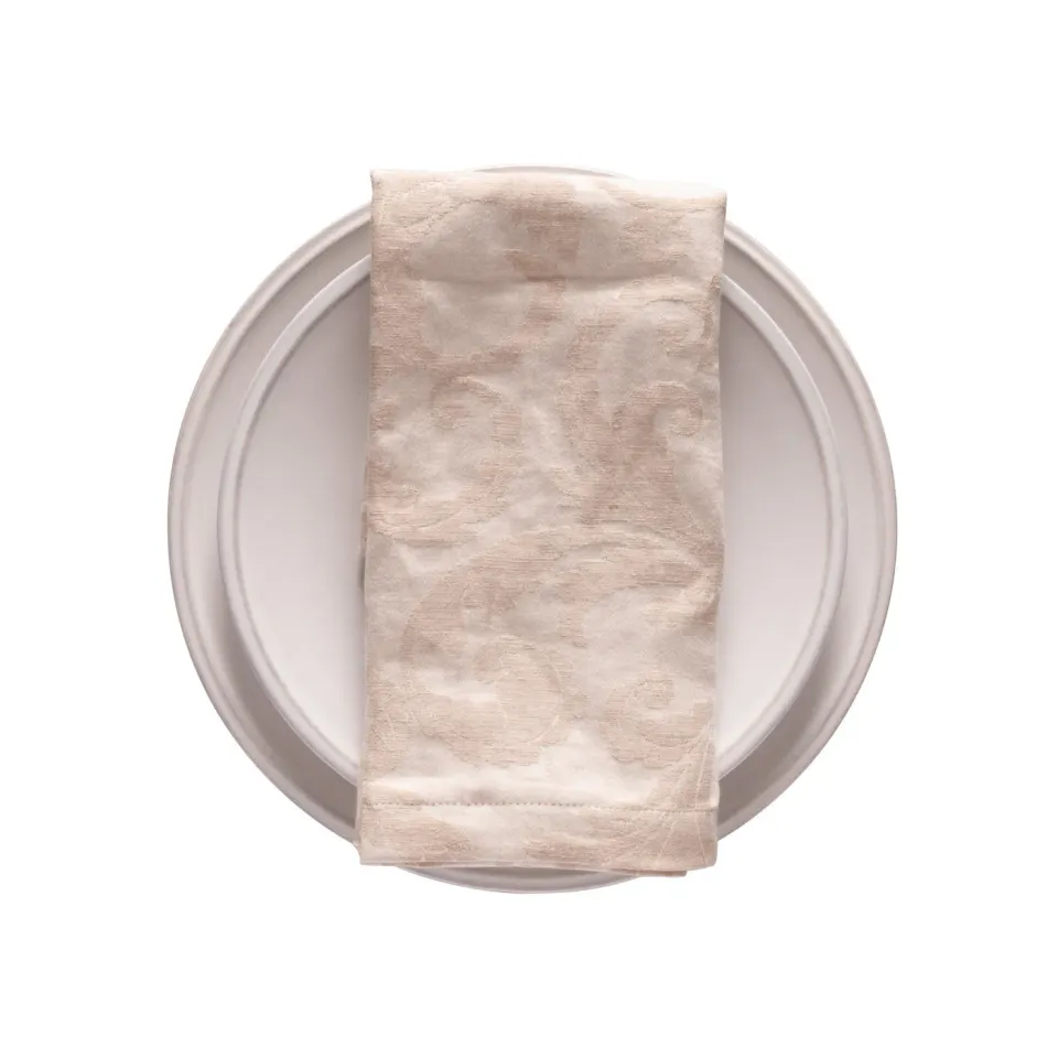 Costa Nova Dalia stofserviet vanilla beige jacquard