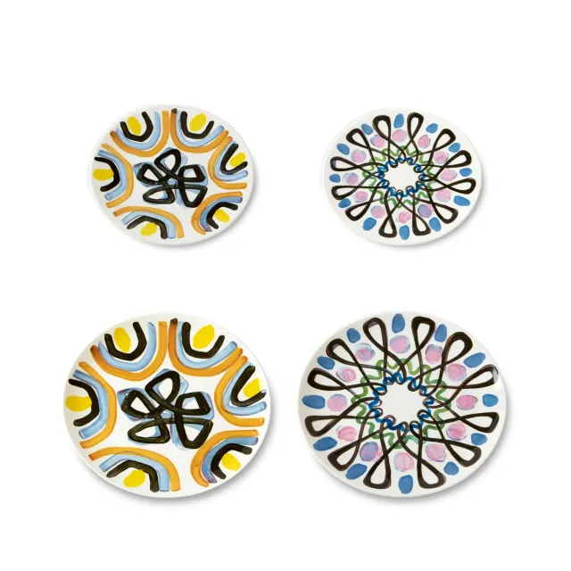 1882-Ltd Flare middagssæt 4 dele Peter Pilotto