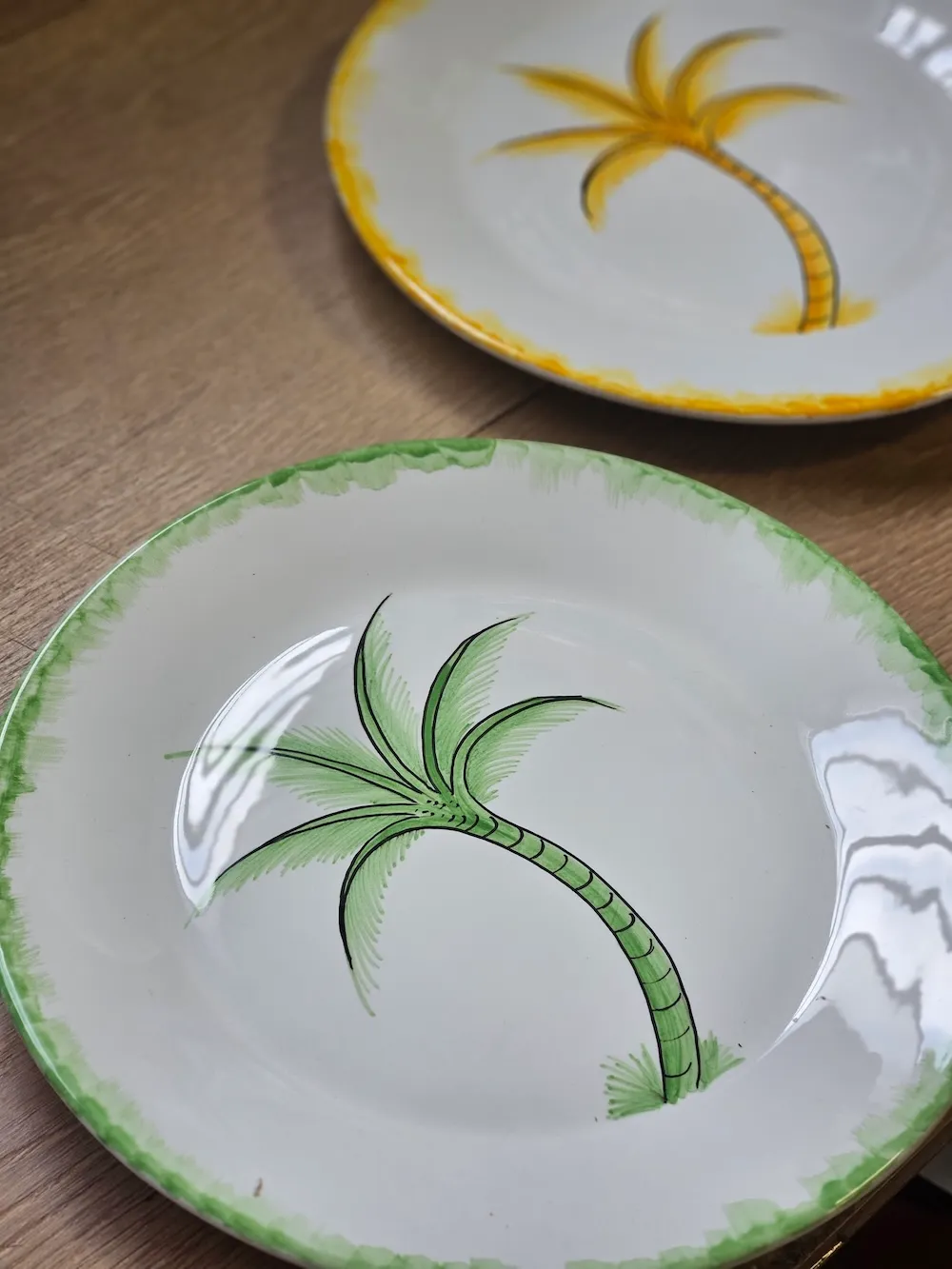 Les Ottomans Palme tallerken håndmalet keramik