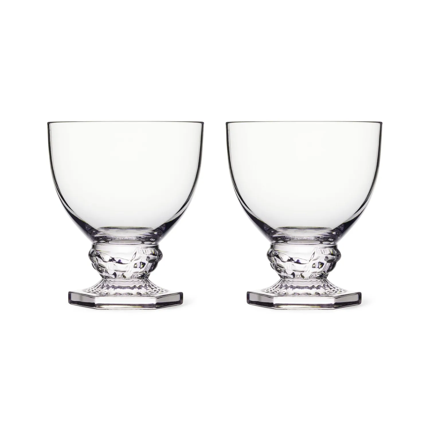 Kgl. Porcelæn Aurora vandglas 27 cl 2 stk krystal