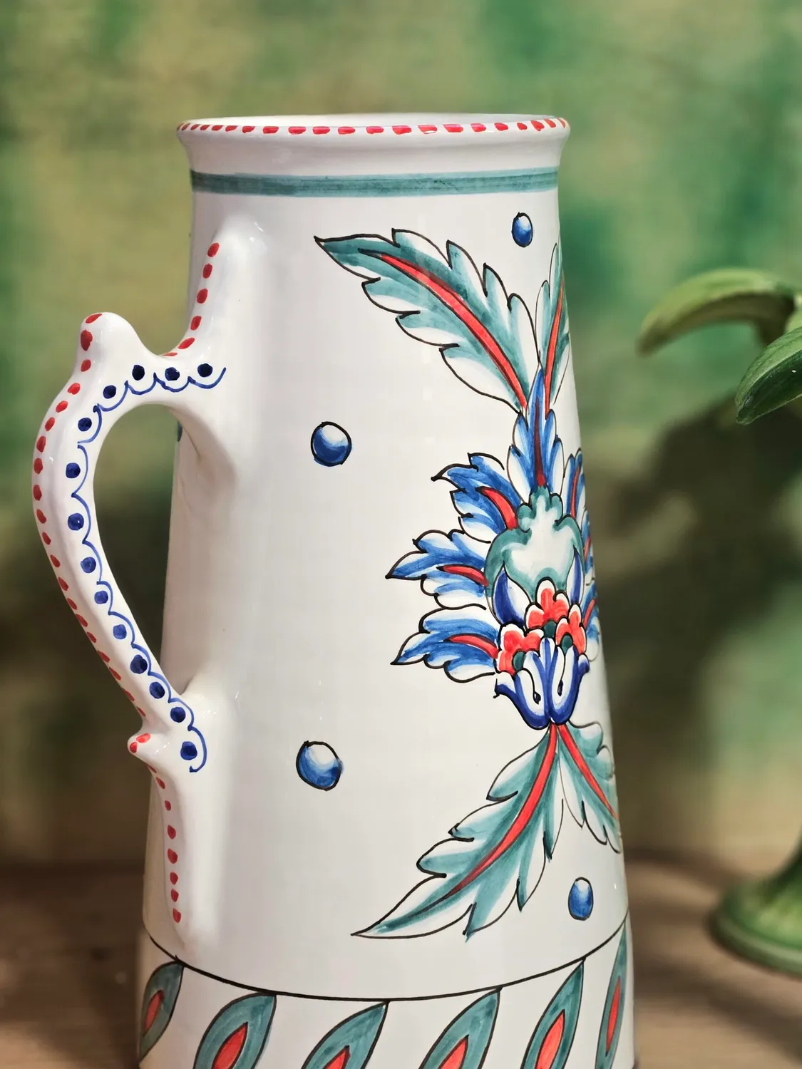Les Ottomans Iznik kande vase keramik håndmalet