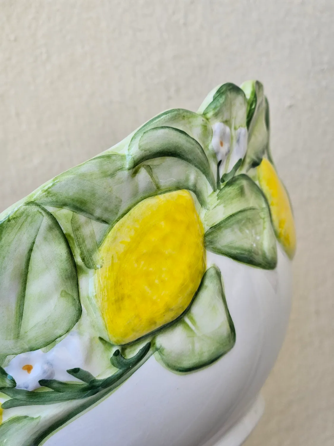Les Ottomans Limone salatskål citroner håndmalet