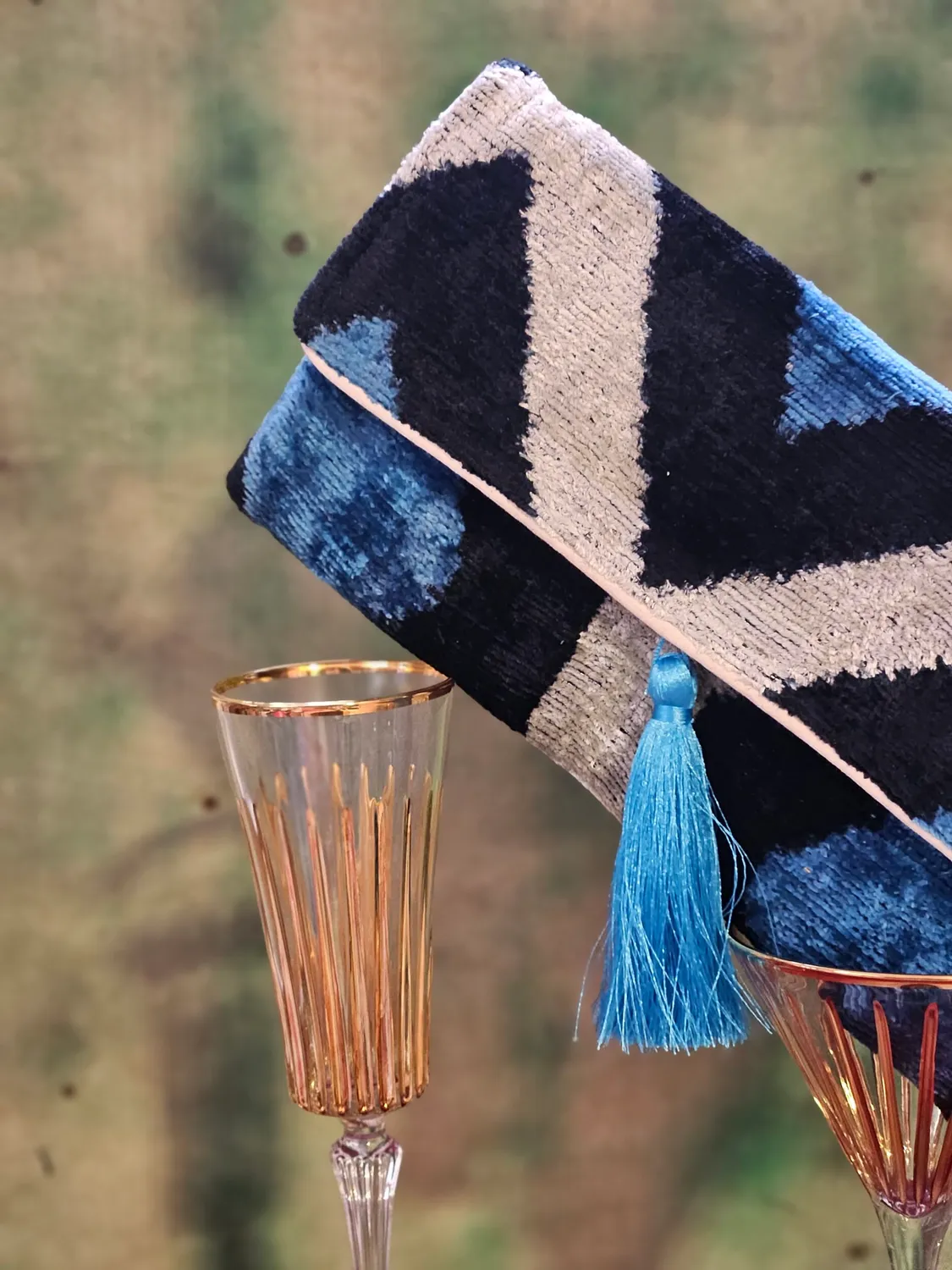 Les Ottomans Velluto di Seta #45 clutch silkefløjl